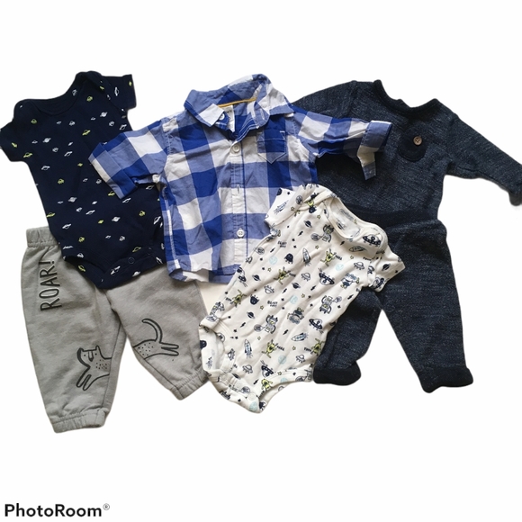 Carter's Baby Boy New Born Bundle (NB) - Picture 1 of 11